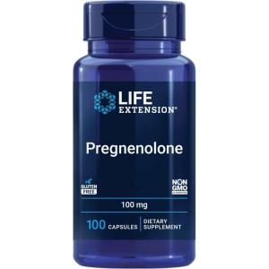 Life Extension Pregnenolone – Hormone Balance Supplement for Healthy Hormone Levels, 100 mg – Hormone Balance, Memory, Focus, Cognitive Health – Gluten-Free, Non-GMO, 100 Capsules(100 Count (Pack of 1))