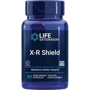 Life Extension X-R Shield, spirulina, Lemon Balm, Ginkgo biloba, Supports Cellular Integrity & DNA Health, Encourages Healthy Immune Response, Gluten-Free, Non-GMO, Vegetarian, 90 Capsules