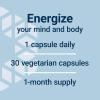 Life Extension Ginseng Energy Boost, Energy Support, Healthy Stress Management, Gluten-Free, Non-GMO, Vegetarian, 30 Capsules