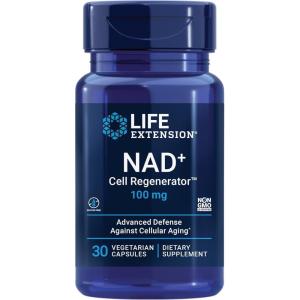 NAD+ Cell Regenerator 100 mg – NIAGEN Nicotinamide Riboside Formula – NAD Supplement for Healthy Cellular Metabolism, Anti-Aging & Longevity – Gluten Free, Non-GMO, Vegetarian – 30 Capsules(30 Count (Pack of 1))