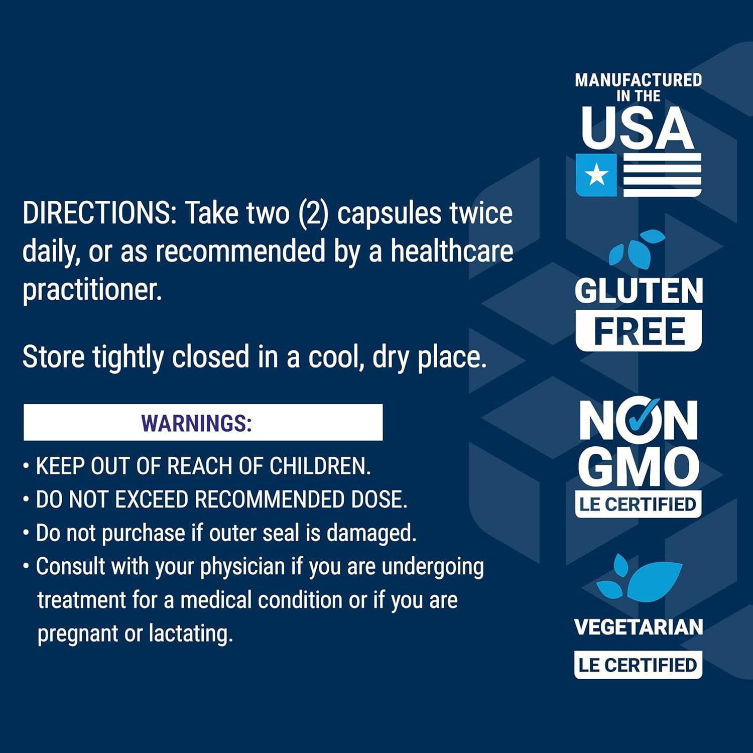 imageLife Extension Adrenal Energy Formula Help inhibit The Effects of Stress holy Basil cordyceps bacopa and ashwagandha Gluten Free NonGMO Vegetarian 60 CapsulesUnflavored