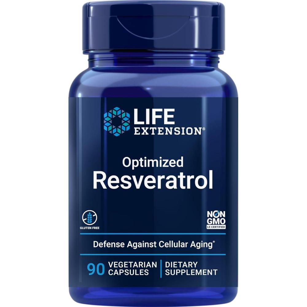 imageLife Extension Optimized Resveratrol 90 Vegetarian Capsules90 Count Pack of 1