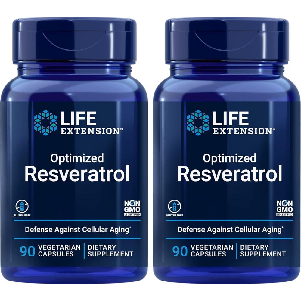 imageLife Extension Optimized Resveratrol 90 Vegetarian Capsules90 Count Pack of 2