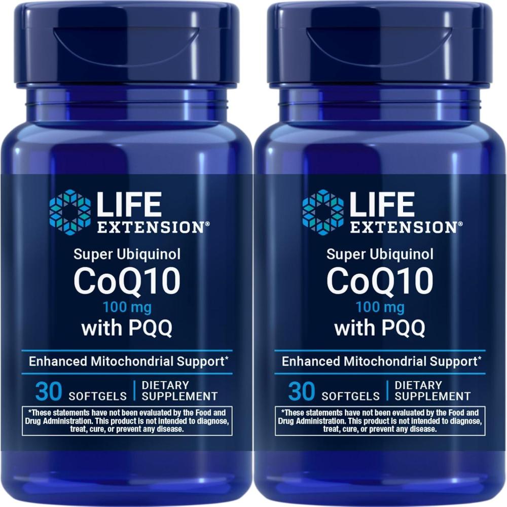 imageLife Extension Super Ubiquinol CoQ10 with PQQ 30 softgels Pack of 2