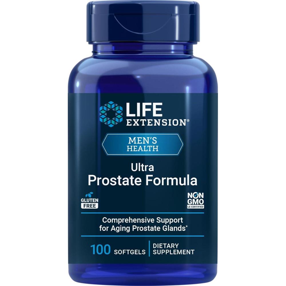 imageLife Extension Ultra Prostate Formula 100 Softgels Natural Supplement for Men