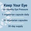 Life Extension Eye Pressure Support with Mirtogenol – Eye Health Supplement for Healthy Eye Pressure – with French Maritime Pine bark – Gluten-Free, Vegetarian, Non-GMO – 30 Capsules(30 Count (Pack of 1))