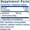 Life Extension Lactoferrin Caps, Healthy Immune Response, GI Support, Vision Health, Gluten-Free, Non-GMO, 1-Daily, Vegetarian, 60 Capsules(Standard Packaging)