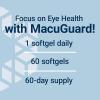 Life Extension MacuGuard Ocular Support with Saffron & Astaxanthin – Eye Health Supplement for Healthy Vision – with Lutein, zeaxanthin, Meso-zeaxanthin – Gluten-Free, Non-GMO – 60 softgels(60 Count (Pack of 1))