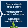 Life Extension Sexual Health for Her, Female Sexual Health Supplement, libido, Arousal, Lubrication, Fenugreek Seed, Saffron, Gluten Free, Non-GMO, Vegetarian, 60 Capsules