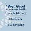 Life Extension Soy Isoflavones, Heart, Bone & Cellular Health Support for Post-menopausal Women, Gluten-Free, Non-GMO, Vegetarian, 30 Capsules