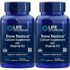 Life Extension Bone Restore Calcium Supplement with Vitamin K2, 120 Capsules (Pack of 2)