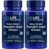 Life Extension Water-Soluble Pumpkin Seed Extract, Promotes Prostate & Urinary Tract Health, Bladder Health Support, Men, Women, Gluten-Free, Non-GMO, Vegetarian, 60 Capsules(60 Count (Pack of 2))