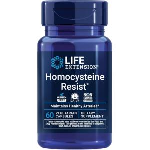 Life Extension Homocysteine Resist Vegetarian Capsules, 60 Count(60 Count (Pack of 1))
