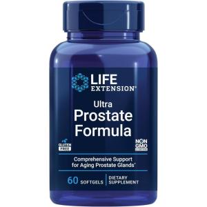 Life Extension Ultra Prostate Formula, Saw Palmetto for Men, pygeum, stinging Nettle Root, lycopene, Prostate Health, Urination Flow, PSA, Non-GMO, Gluten-Free, 60 softgels(Nutritional Supplement)