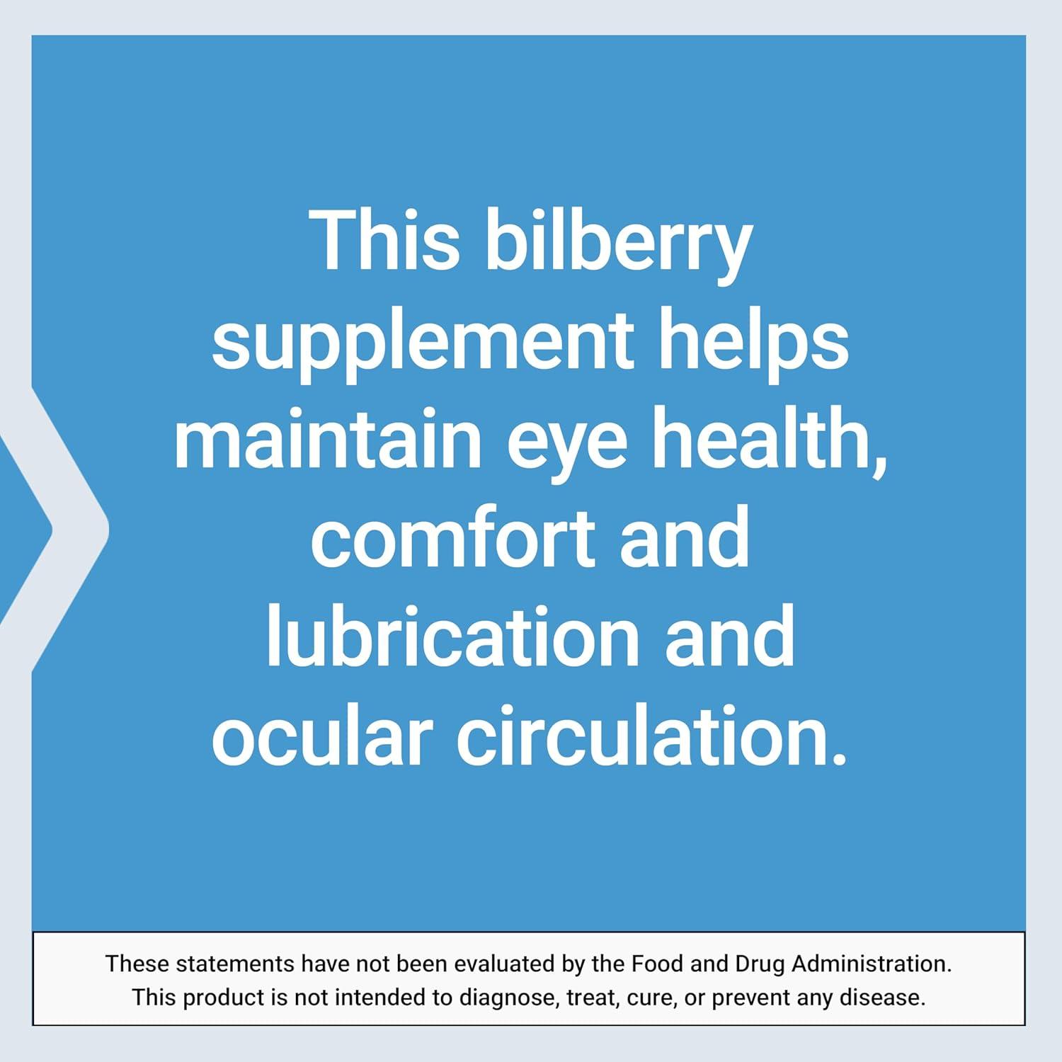 imageLife Extension Standardized European Bilberry Extract 100 mg MirtoSelectVaccinium myrtillus Eye Health Circulation Lubrication GlutenFree NonGMO Vegetarian 90 CapsulesStandard Packaging