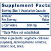 Life Extension Carnosine, Healthy Aging, Exercise Recovery, Gluten-Free, Non-GMO, Vegetarian, 60 Capsules(Standard Packaging)