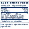 Life Extension Tart Cherry with CherryPURE®, anthocyanins, oxidative Stress, Muscle Recovery, Exercise Support, Muscle Comfort, Vegetarian, Gluten-Free, Non-GMO, 60 Capsules(Standard Packaging)