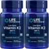 Life Extension Low Dose Vitamin K2, 90 Softgels (Pack of 2)