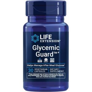 Life Extension Glycemic Guard™, Clove Extract, Maqui Berry (Aristotelia chilensis), Helps Maintain Already Healthy glycemic Balance, Vegetarian, Gluten-Free, 1-Daily, Non-GMO, 30 Capsules