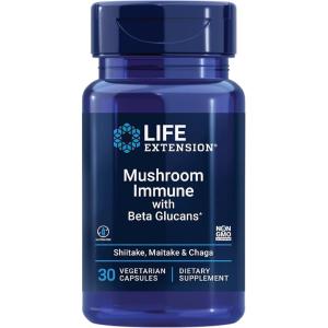 Life Extension Mushroom Immune with Beta Glucans
