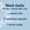 Life Extension Aged Black Garlic, Heart Health Support Supplement, Blood Pressure Health Support, Cholesterol Health Support, Once-Daily, Gluten Free, Vegetarian, Non-GMO, 30 Capsules