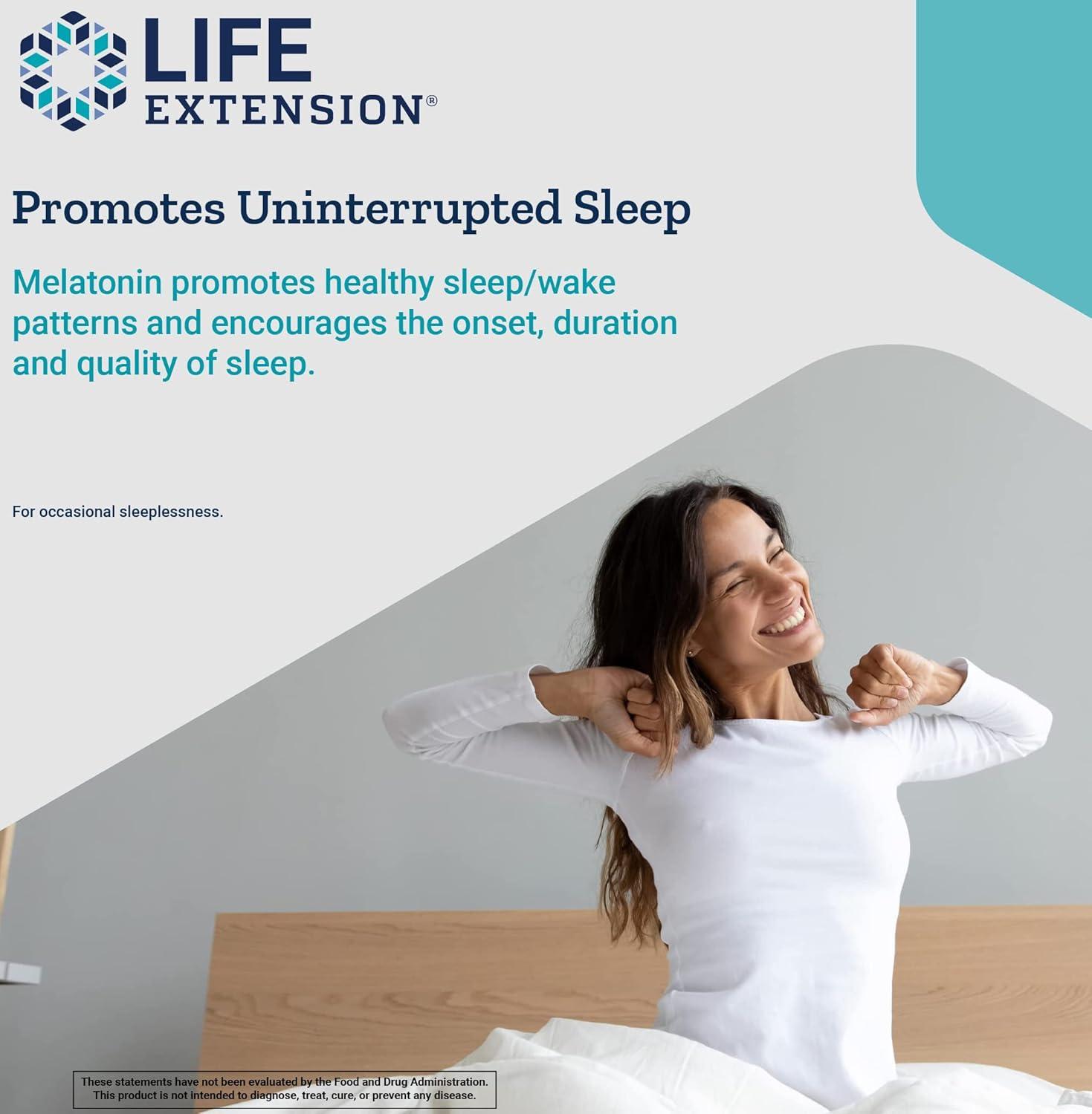 imageLife Extension Melatonin IRXR 120 Capsules Pack of 2 Immediate amp ExtendedRelease for 7 Hours Support Night Time Supplement Stay Asleep All Night Long NonGMO GlutenFree
