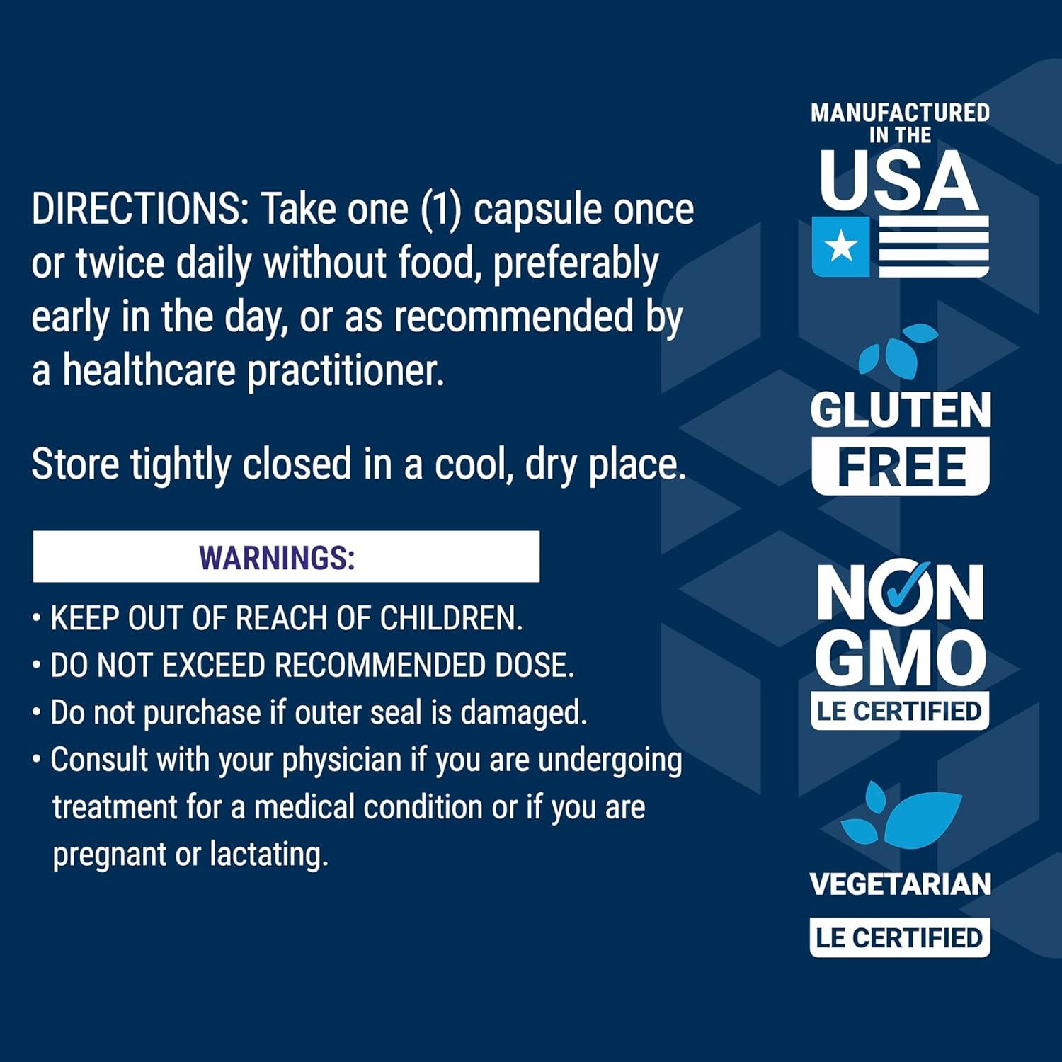 imageLife Extension Mitochondrial Basics with PQQ LTaurine Rlipoic Acid foundational Supplement for Cellular Energy Production Brain and Heart Health GlutenFree NonGMO Vegetarian 30 CapsulesStandard Packaging