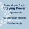 Life Extension Ascorbyl Palmitate 500mg – Fat-Soluble Vitamin C Supplement for Immune Support and Longevity – Water-Soluble Gluten-Free, Non-GMO, Vegetarian – 100 Capsules