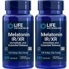Life Extension Melatonin IR/XR, 120 Capsules (Pack of 2) – Immediate & Extended-Release for 7 Hours Support – Night Time Supplement – Stay Asleep All Night Long – Non-GMO, Gluten-Free