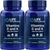 Life Extension Vitamins D and K with Sea-Iodine 60 Capsules (2pack)
