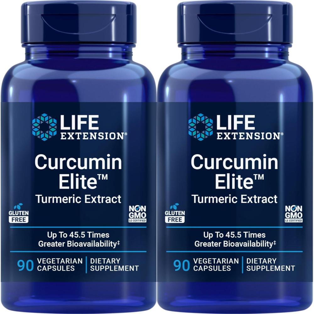 imageLife Extension Curcumin Elite Turmeric Extract 90 Caps Pack of 2