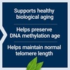 Life Extension® Biological Aging Defense, Healthy Aging Support, DNA methylation, telomere Supplement, Scarlet beebalm, Gluten-Free, Non-GMO, Vegetarian, 30 Capsules