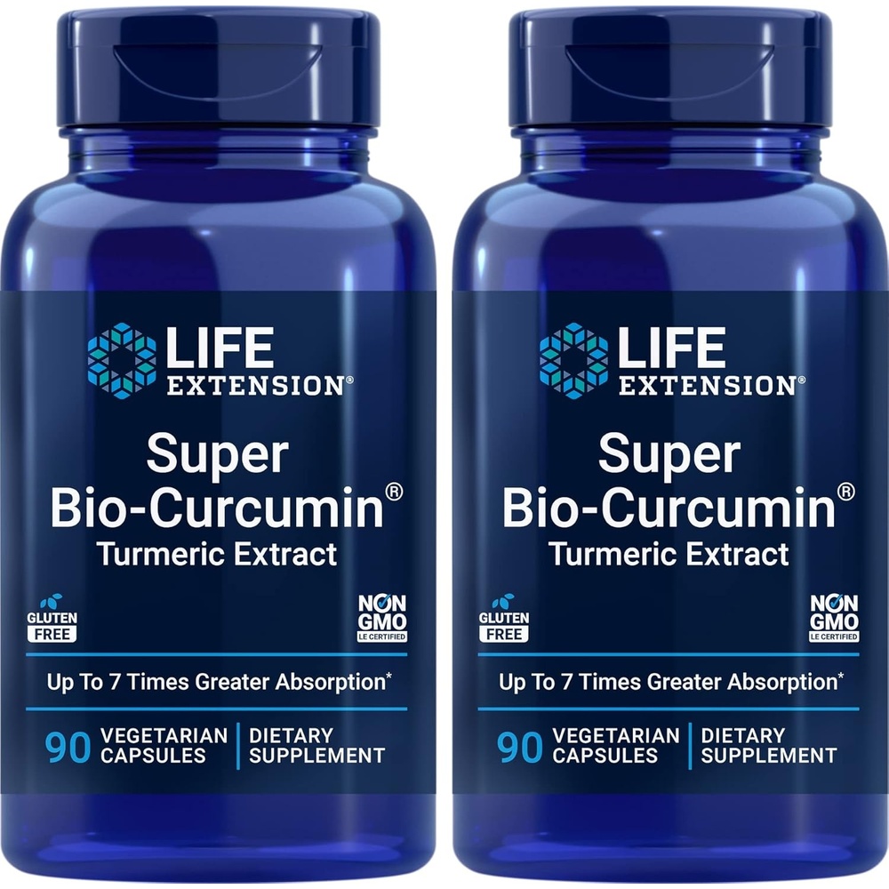 image:imageLife Extension Super BioCurcumin Turmeric Extract 400mg 90 Veg Caps  Vegetarian Capsules  NonGMO  Highly Absorbable90 Count Pack of 2