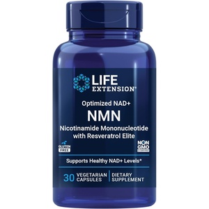 Life Extension NMN with Resveratrol Elite. Nicotinamide Mononucleotide, Trans-Resveratrol, Quercetin & Fisetin. NAD Precursor for Cellular Energy & Healthy Aging. Gluten Free, Non-GMO, 90 Veg Caps(Unflavored)